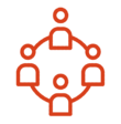 icon of network of people