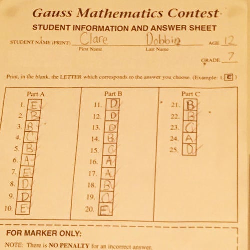 scan of math contest.