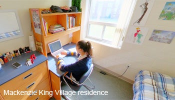 Mackenzie King Village residence room