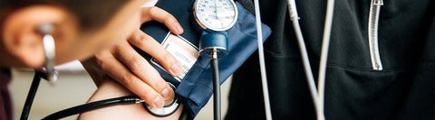 measuring blood pressure