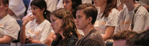 students watching a lecture