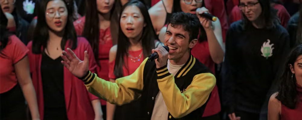 A performance by one of Waterloo's a capella clubs.