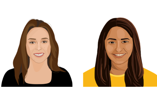 Alexis and Simran avatars