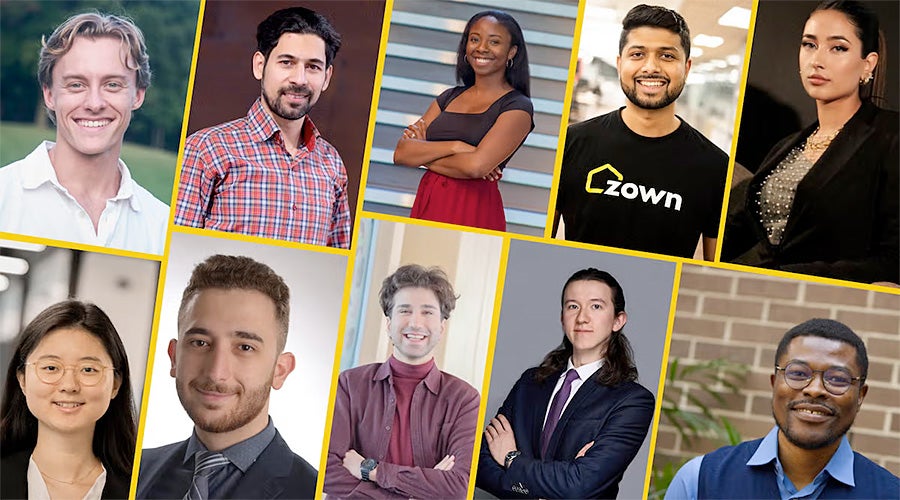 Group of 10 Waterloo entrepreneurs