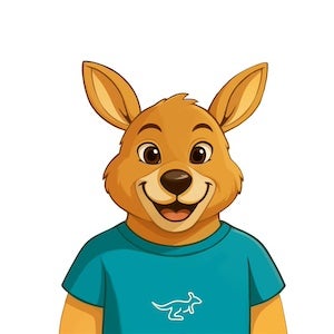 Faculty of Health Kangaroo mascot.