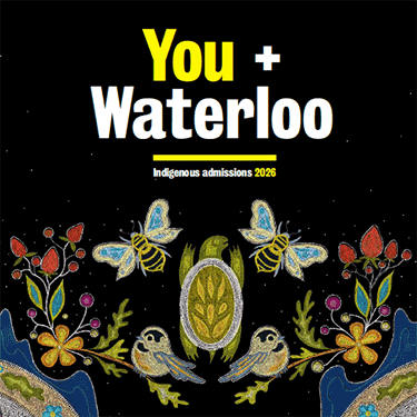 The cover of the You + Waterloo Indigenous brochure