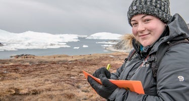 student in arctic