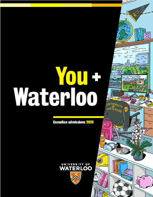 Download the 2026 Waterloo admissions viewbook for students in Canada