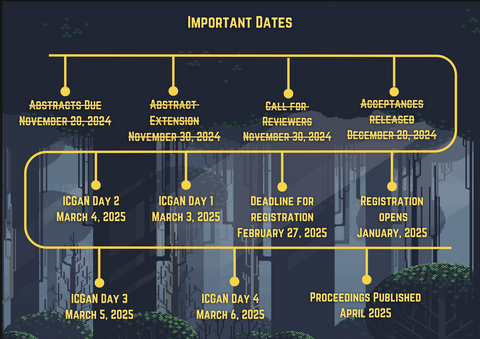 Conference timeline info