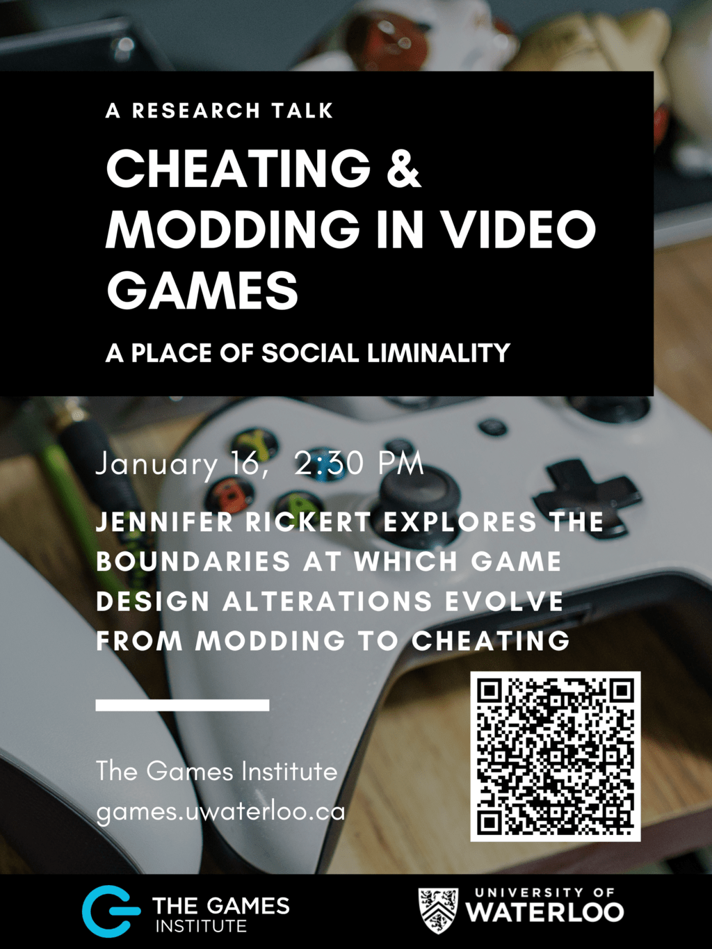 Cheating and Modding Event Poster