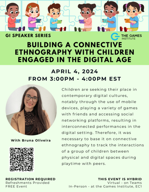 Building a Connective Ethnography with Children Engaged in the Digital Age Poster
