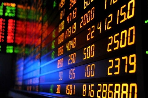 stock market board
