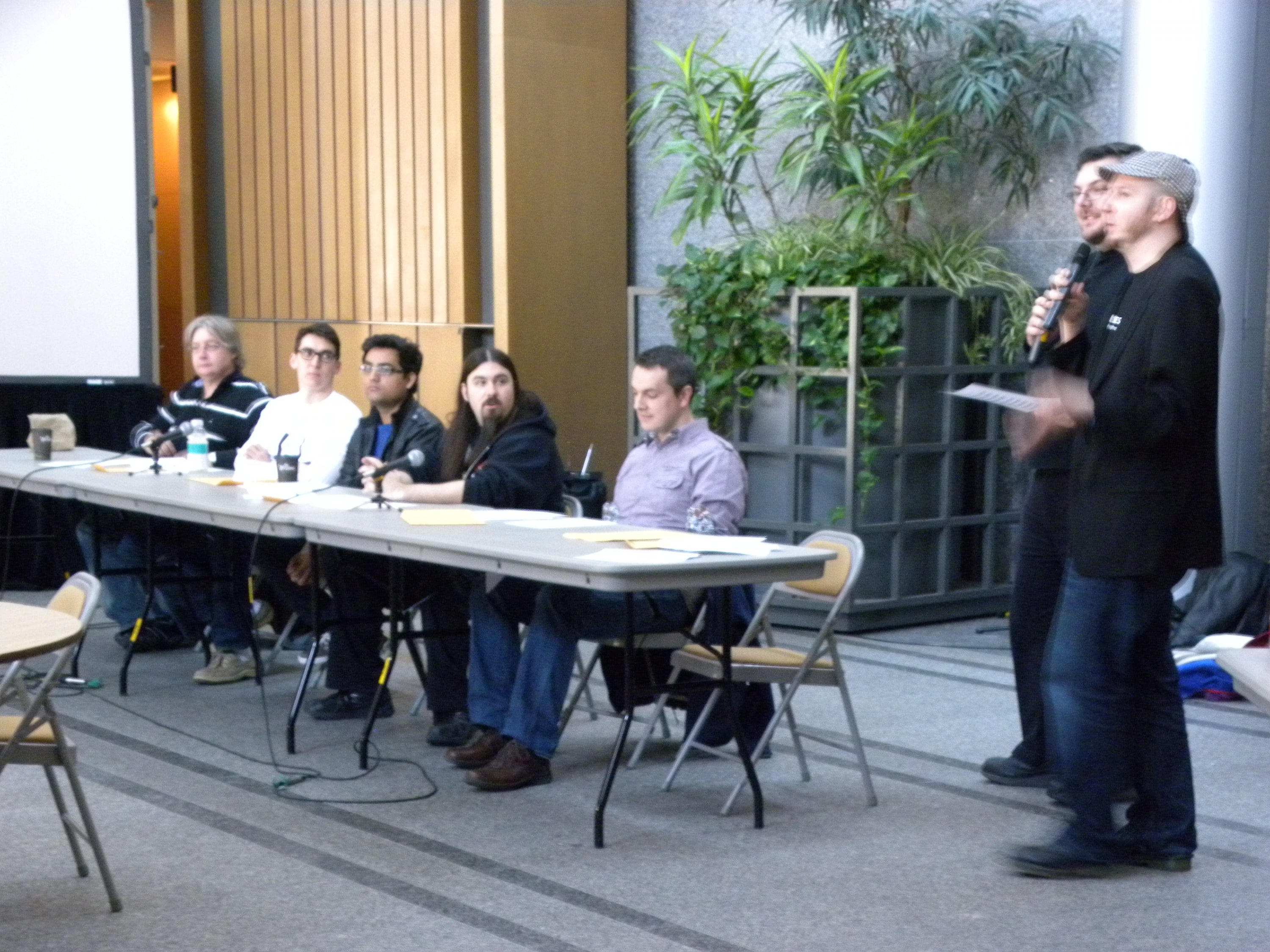 "Make a Game or DIY Trying" event panelists.