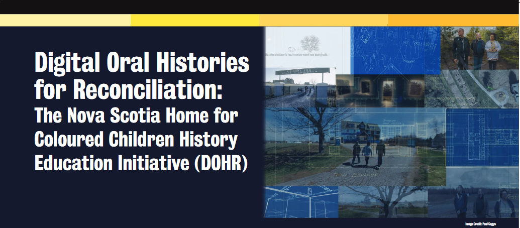 Digital Oral Histories for Reconciliation Banner