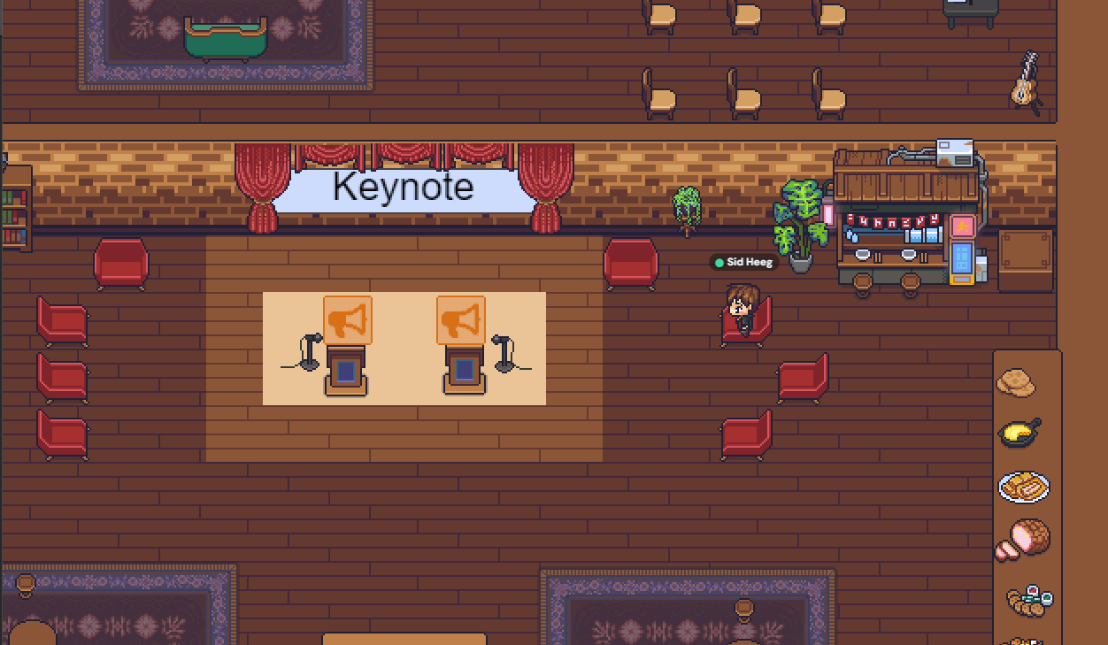 The keynote stage in Gather