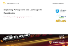 Improving Participation and Learning with Gamification