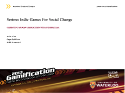Serious Indie Games for Social Awareness