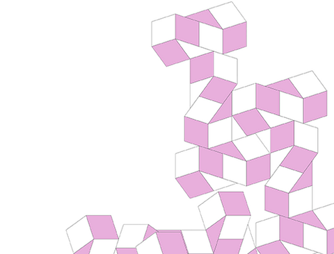 pink and white checker board pattern