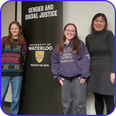 L to R- Jenna Porter, Megan Storozuk, and Kim Hong Nguyen