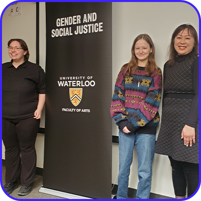 L-R Remi Chort, Jenna Porter, and Kim Nguyen (Ryann Markie absent)