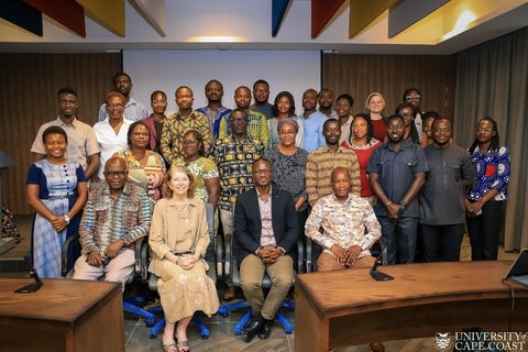 he Directorate of Research, Innovation, and Consultancy at the University of Cape Coast with Susan