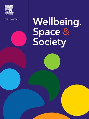 Wellbeing, Space and Society Cover Photo