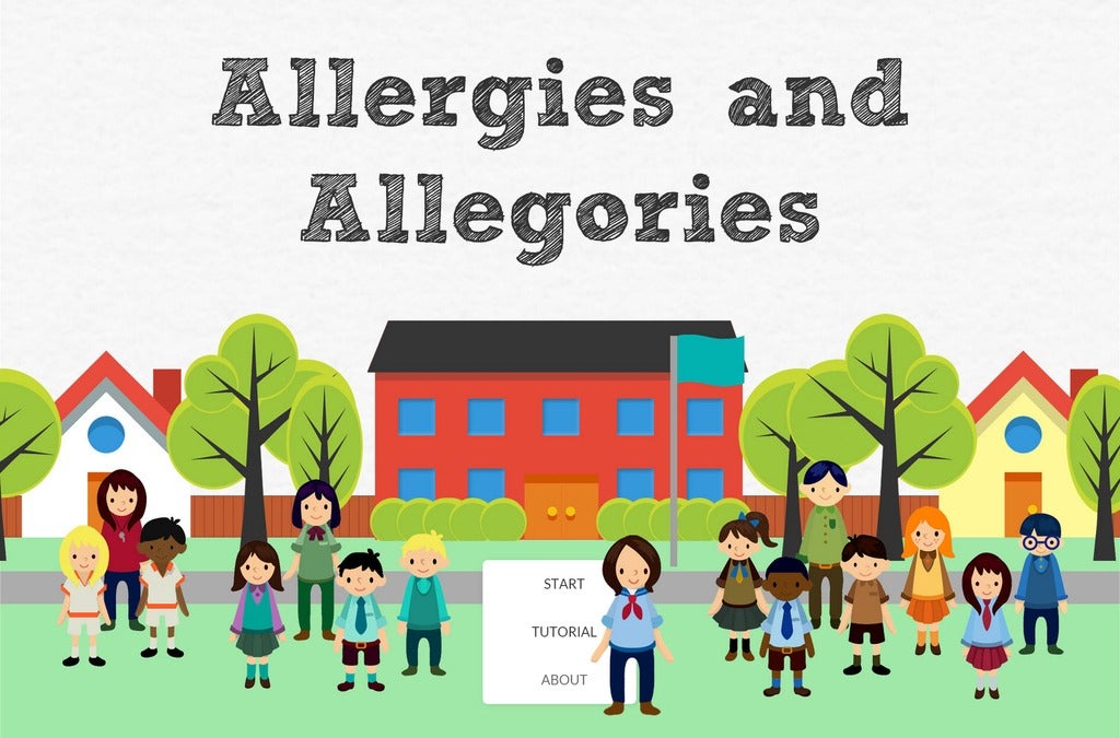 poster for allergies and allegories