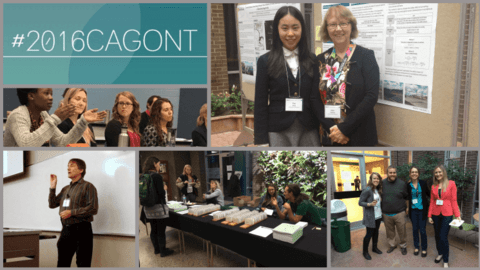 Collage of pictures from 2016 CAGONT conference