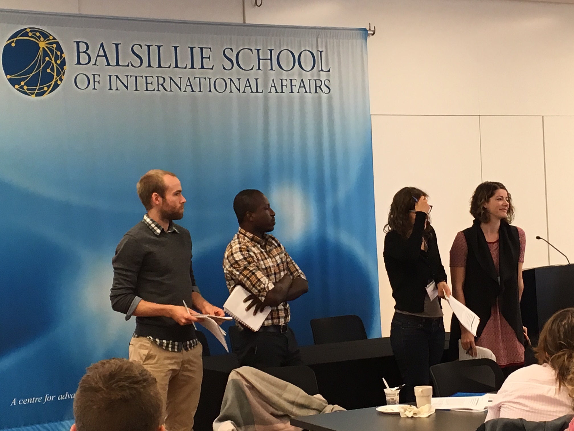 George Atim's group presenting at the 2016 OCI