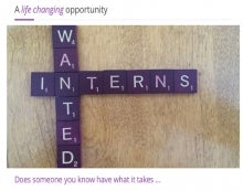 Save the mothers call for interns