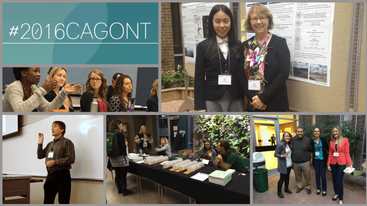 Collage of pictures from 2016 CAGONT conference