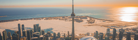 Jaden McGregor aerial photo of Toronto