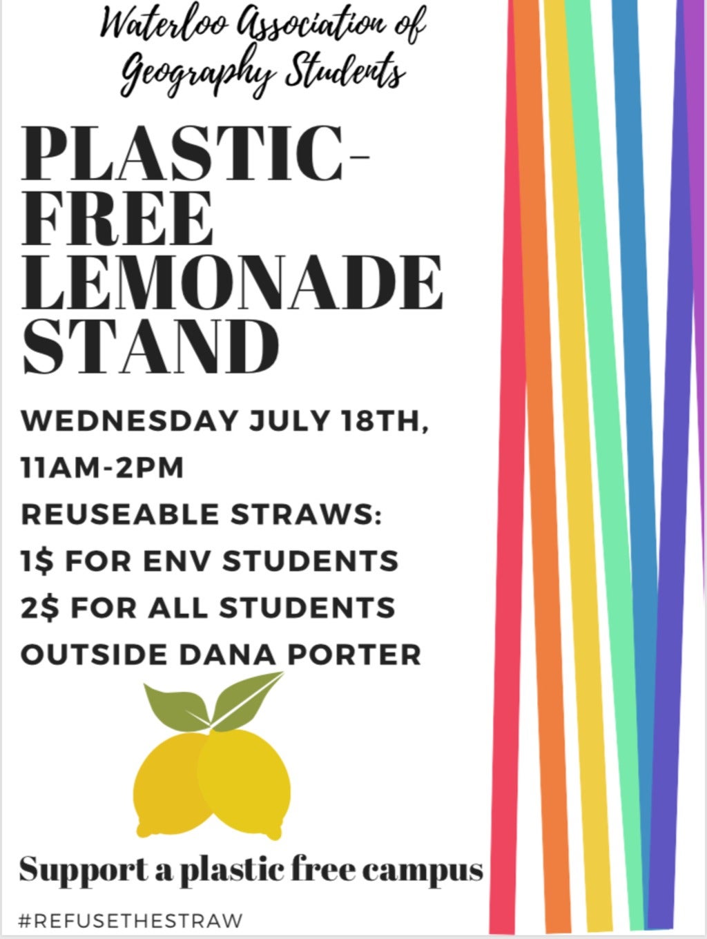 Lemonade Stand Event Poster 
