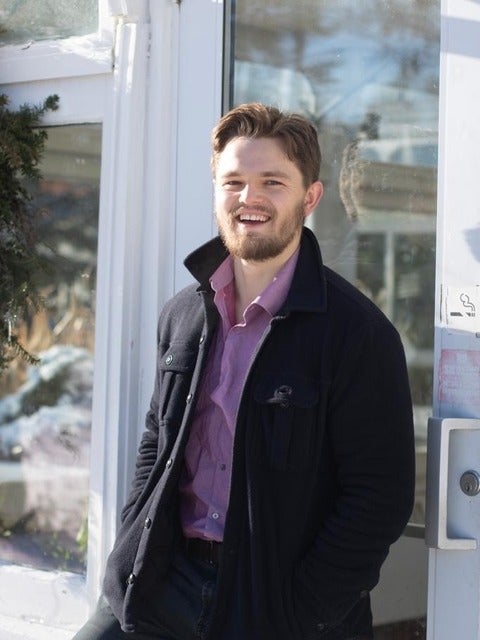 Kayne Boyall standing in a doorway