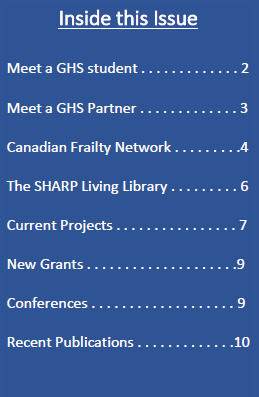 Table of contents of this issue