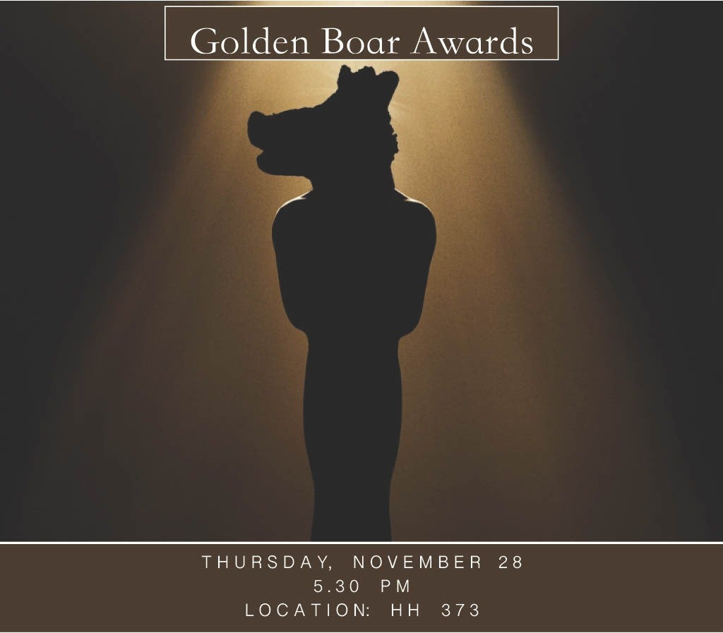 Poster Golden Boar Awards Fall 2024