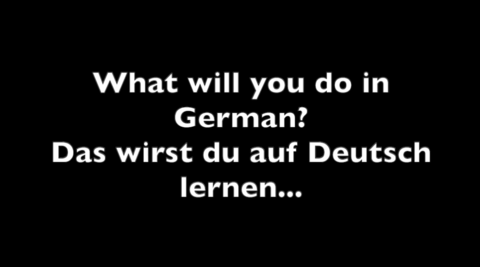 What will you do in German