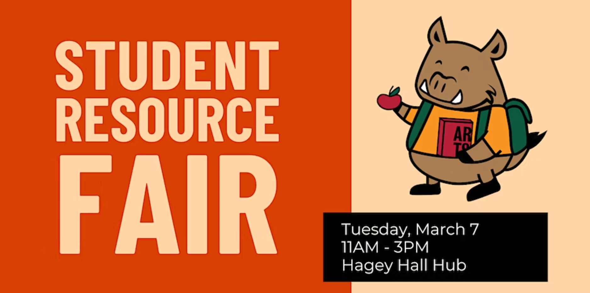 Student Resource Fair poster