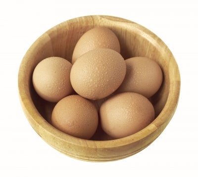 A bowl of brown eggs