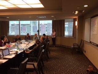 Group discussing the formation of a National Food Allergy Strategy (NFASt) for Canada. 