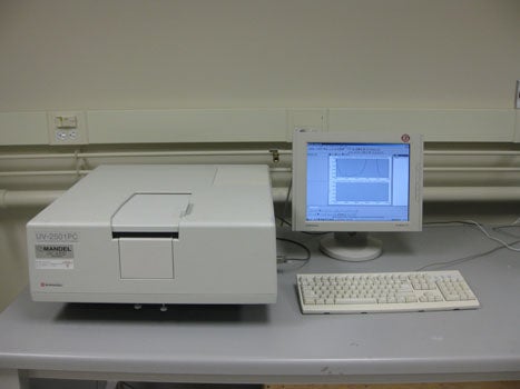 UV-2501PC Spectrometer

