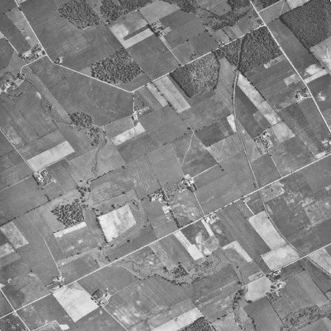 Historical aerial view of Waterloo
