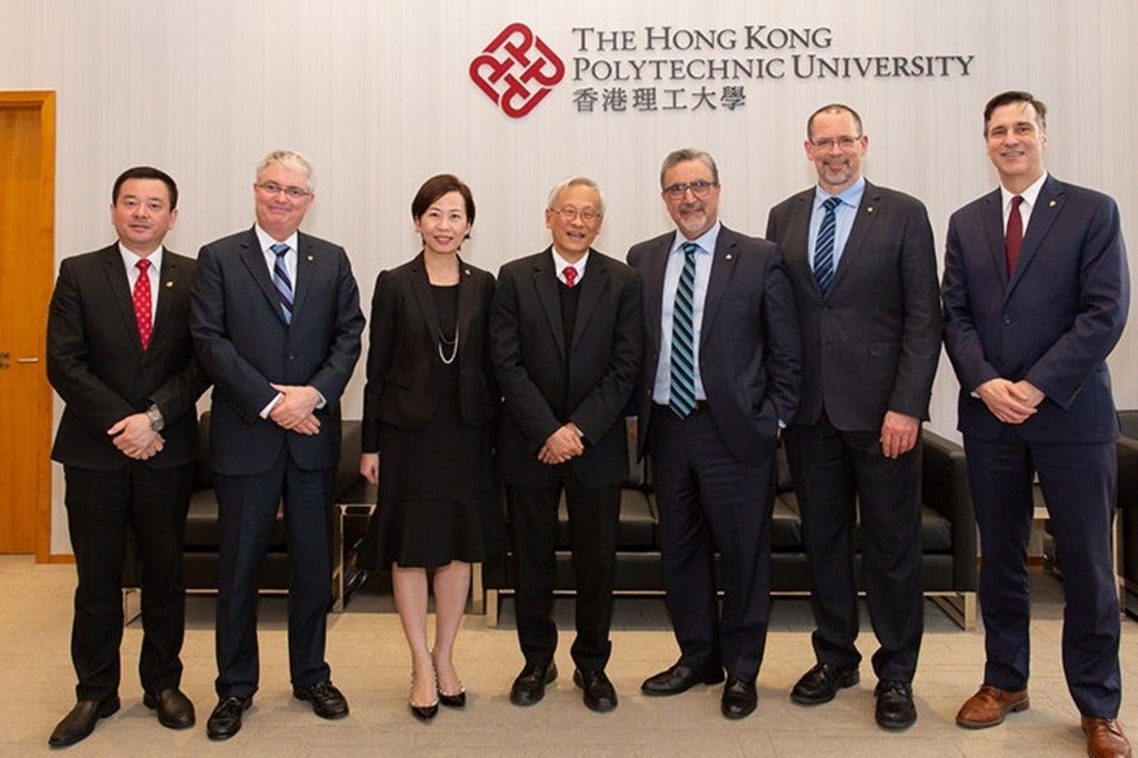Delegates from Hong Kong Polytechnic University