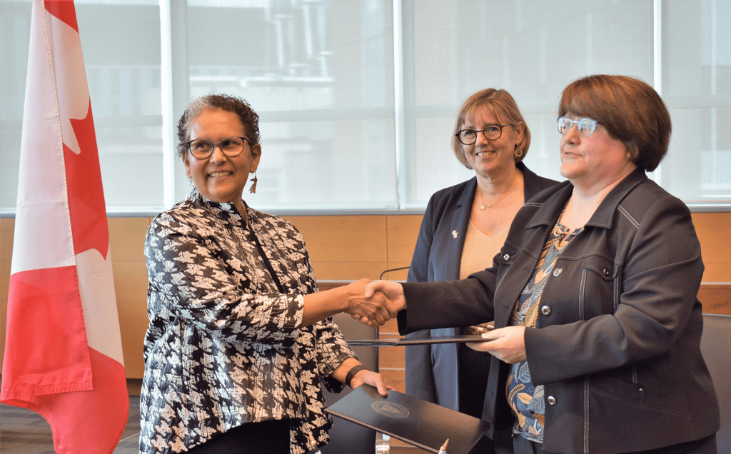 Charmaine Dean, Sylvie Retailleau and Cecile Vigouroux