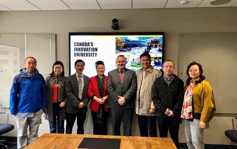 Beijing Jiao Tong University delegates