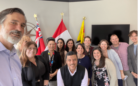 Waterloo International Staff group photo
