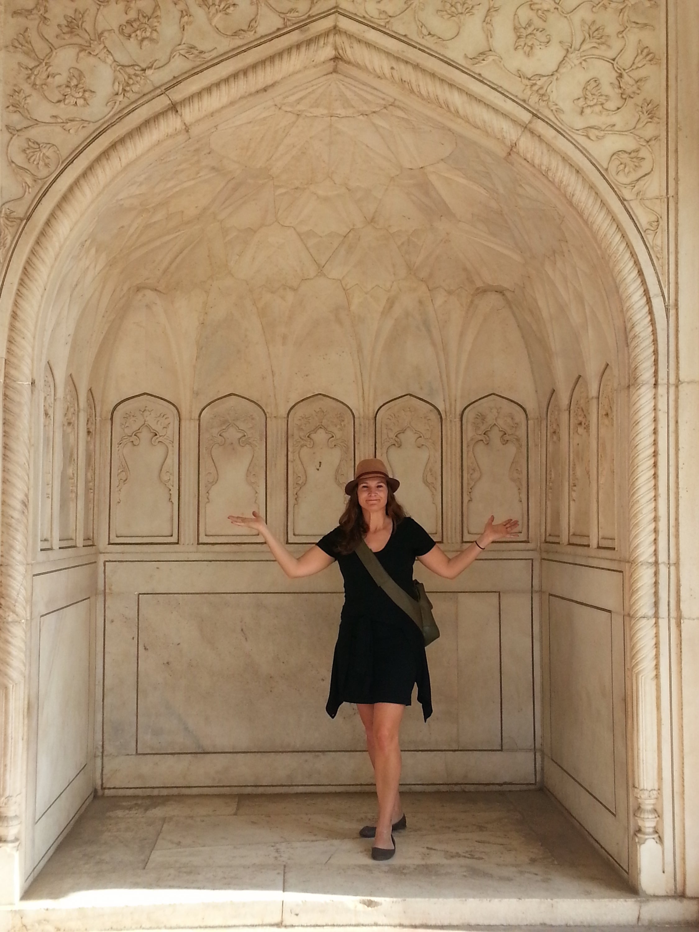 Amanda McKenzie in India.