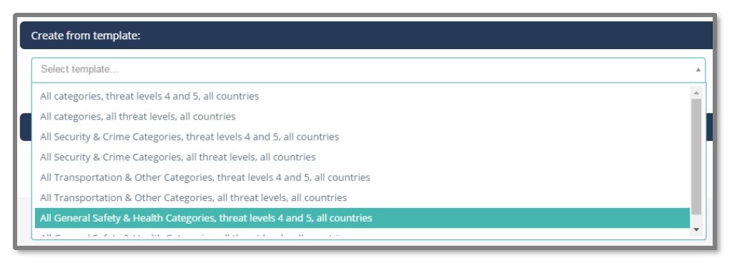 Personal incident alert screenshot - option 1