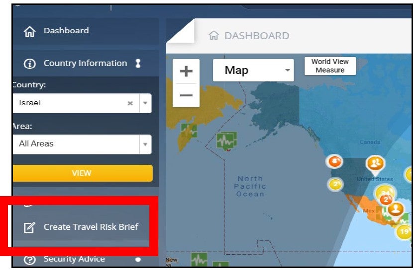 Travel Risk Brief screenshot step 3