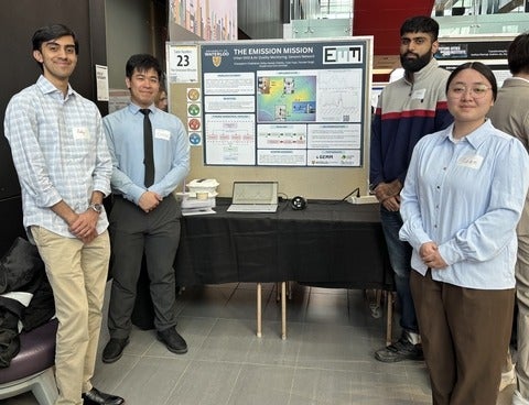GEMM I-Capstone Group with Poster at Symposium